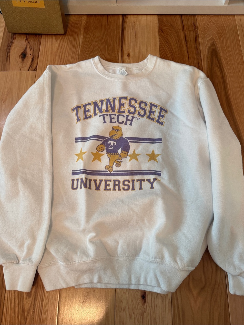 Tennessee Tech University White Crewneck Sweatshirt